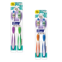 Gurunanda Toothbrush With Gum Massager, Assorted Colors, 2-Piece Pack — Dollar Tree
