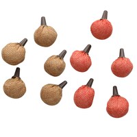 Crafter's Square Decorative Small Burlap Pumpkins, 5-ct. — Dollar Tree (SKU 349996)