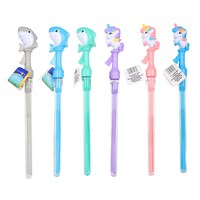 Outdoor Fun Novelty Bubble Wand with Whimsical Topper, Assorted Colors And Styles, 1 Count. — Dollar Tree