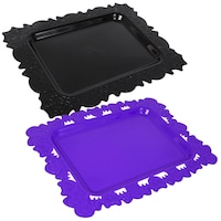 Plastic Halloween Serving Trays — Dollar Tree (SKU 256641)