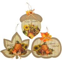 Harvest Burlap Décor — Dollar Tree (SKU 222695)