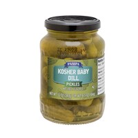 Pampa Kosher Baby Dill Pickles, 12 oz. Jars — Dollar Tree penny item