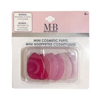 Must Have Beauty Mini Teardrop-Shaped Cosmetic Puffs, 6-Piece Pack. — Dollar Tree