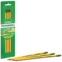 Dixon Ticonderoga #2 Pencils, 4-Count. Packs — Dollar Tree