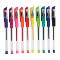 Jot Writing Colorful Gel Pens, 10-Piece. — Dollar Tree