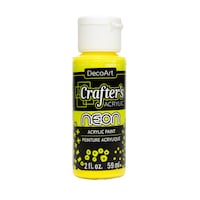 DecoArt Crafter's Acrylic Neon Acrylic Paint, 1-Count. — Dollar Tree