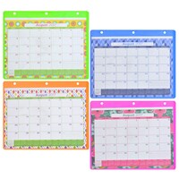 2017-18 Jot Student Fashion Binder Calendars in Plastic Sleeves — Dollar Tree penny item