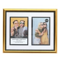 Special Moments Gold Plastic Collage Picture Frames with Beaded Inner Edges, 9x11 in. — Dollar Tree