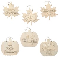 Crafter's Square Harvest Decorations with Die-Cut Sentiments — Dollar Tree (SKU 332486)