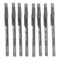 Bic Round Stic Xtra Life Black Ballpoint Pens, 8-Piece Pack. — Dollar Tree