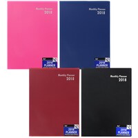 Jot 2018 Large Professional Monthly Planners with Vinyl Covers — Dollar Tree (SKU 258338)