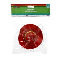 Mini Fiesta Hats, 3-Count. — Dollar Tree