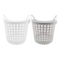 Round Flexible Laundry Baskets with Handles, 16-in. — Dollar Tree
