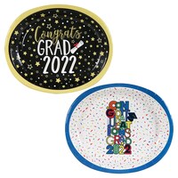 CONGRATS 2022 OVAL PLATE 6CT — Dollar Tree (SKU 344678)