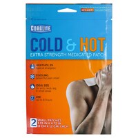 Coralite Hot & Cold Extra Strength Medicated Patches, 2-Count. Packs — Dollar Tree