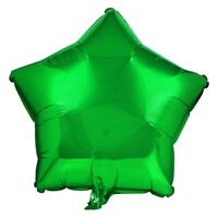 Green Star-Shaped Foil Balloons, 18-in. — Dollar Tree