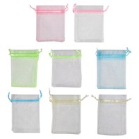 Baby Shower Organza Drawstring Bags, 6-Count. Packs — Dollar Tree