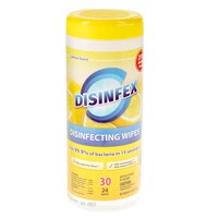 Good & Clean Lemon-Scented Disinfectant Wipes, 30-Count. Canisters — Dollar Tree