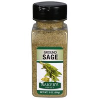 Baker?s Select Ground Sage, 3-oz. Bottles — Dollar Tree (SKU 902201)