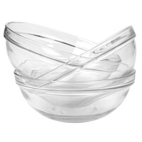 Clear Glass Prep Bowls, 3-ct. Packs — Dollar Tree (SKU 272042)