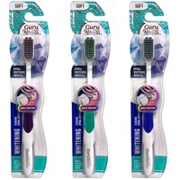 Gurunanda Spiral Whitening Bristle Toothbrush, 1 Count. — Dollar Tree
