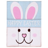 Wooden Happy Easter Table Decor, 6.75x5.125 in. — Dollar Tree
