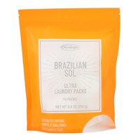 Homebright Brazilian Sol Ultra Laundry Packs, 10-Piece Pack. — Dollar Tree