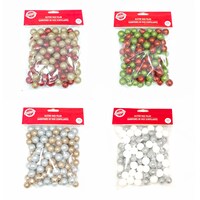 Christmas House Glitter Vase Filler, Assorted Styles, 90-Piece Pack. — Dollar Tree