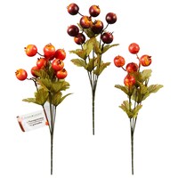Floral Garden 5-Stem Mini Pome Bushes, 14.5-in. — Dollar Tree