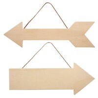 Crafter's Square Wooden Arrows, 12.375x4.75 in. — Dollar Tree