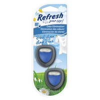 Refresh Your Car! Fresh Linen Scent Diffuser Air Freshener, 2-Piece Pack. — Dollar Tree