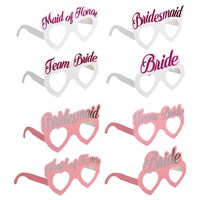 Wedding Party Paper Glasses, 5.875x3.875 in. — Dollar Tree penny item