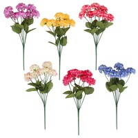 Artificial Hydrangea Flower Bushes, 15 in. — Dollar Tree