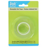 Jot Reusable Double-Sided Gel Tape, 40x0.75 in. — Dollar Tree