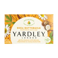 Yardley Shea Buttermilk Sensitive Skin Soap, 4.25 oz. Bars — Dollar Tree