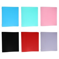 Brightly Colored Flexible Poly 3-Ring Binders, 1 in. — Dollar Tree