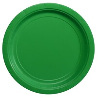 Bulk Green 9 In Paper Party Plates 20 Ct Packs Dollar Tree