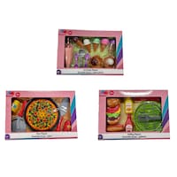 Just Pretending Food Playsets, Assorted Playsets, 11-Piece, 12-Piece, And 18-Piece Packs. — Dollar Tree