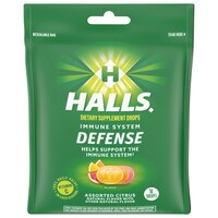 Halls Defense Assorted Citrus-flavored Vitamin C Drop, 14-Piece Pack — Dollar Tree