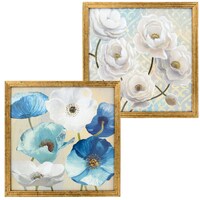 Framed Floral Wall Art, 9x9 in. — Dollar Tree (SKU 252677)