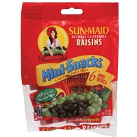 Mini Boxes of Sun-Maid Raisins, 6-ct. Packs — Dollar Tree (SKU 867610)