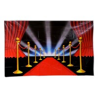 Red Carpet Premiere Plastic Photo Backdrops, 44x72 in. — Dollar Tree (SKU 263918)
