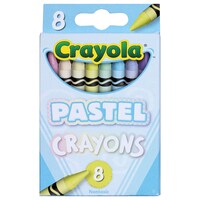 Crayola Pastel Colored Crayons, 8-Count. Packs — Dollar Tree