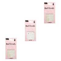 B.Color Gold Metallic Decorative Nail Decals — Dollar Tree