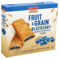 Select Choice Blueberry Fruit Breakfast Bars, 6-ct. Packs — Dollar Tree (SKU 322681)