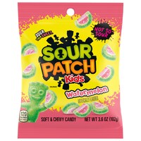 Sour Patch Kids Watermelon Flavored Chewy Candies, 3.6 oz. Bags — Dollar Tree