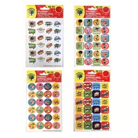 Assorted Superhero Action Word Sticker Sheets, 96-Count. Packs — Dollar Tree