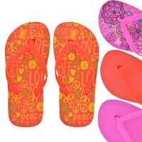 Girls' Assorted Rubber Flip-Flops — Dollar Tree (SKU 237560)
