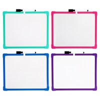 Jot Dry Erase Boards with Colorful Borders and Dry-Erase Markers, 10x8 in. — Dollar Tree