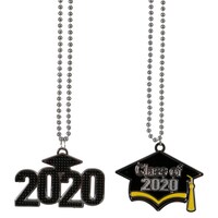 Graduation Themed Beaded Necklaces with Charms, 16x11 in. — Dollar Tree (SKU 307140)